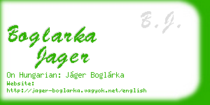 boglarka jager business card
